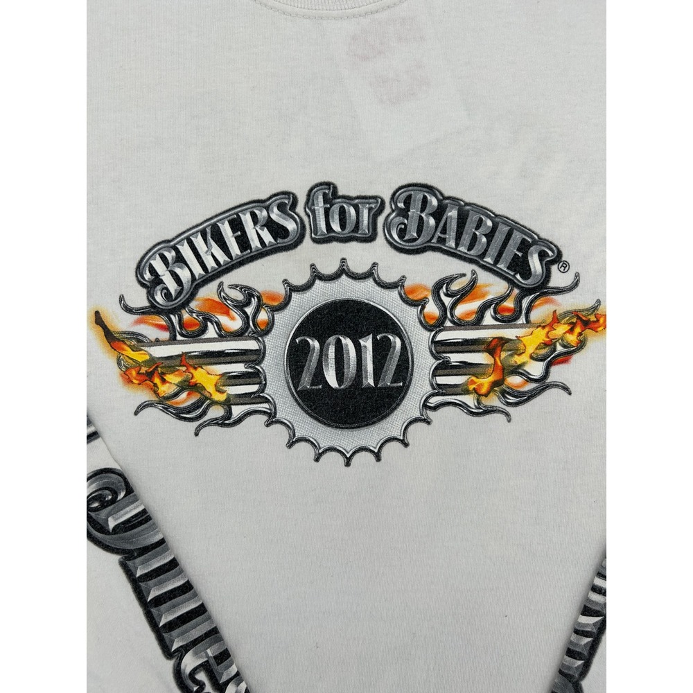 Gildan Mens Bikers for Babies 2012 Kansas City Long Sleeve Graphic T-Shirt XL - Picture 2 of 16